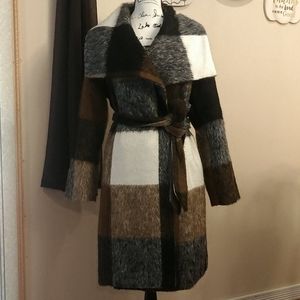 venus plaid coat
